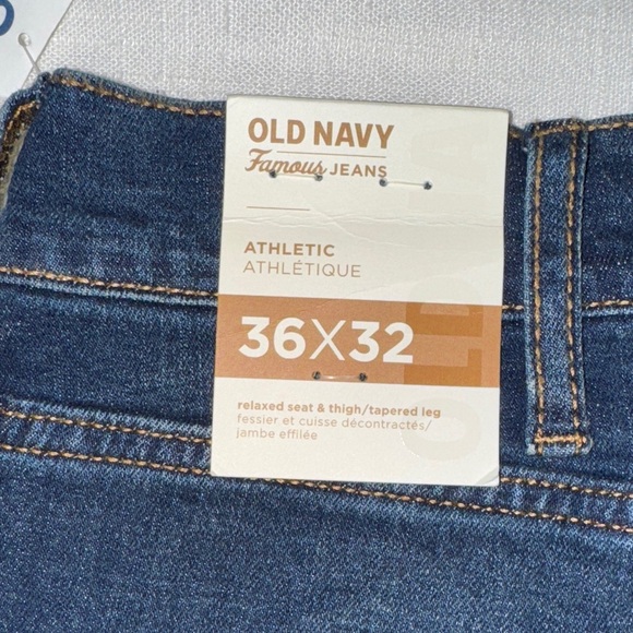 👖 🆕 Men’s Athletic Fit Dark Wash Jeans – Size 36x32 - Picture 8 of 9